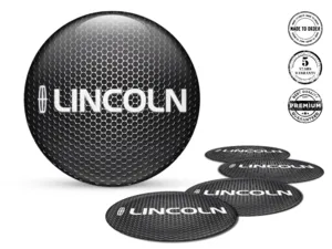 Lincoln Wheel Sticker Style Luxury Domed Logos